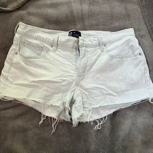 Jean shorts, pin stripe, 3”